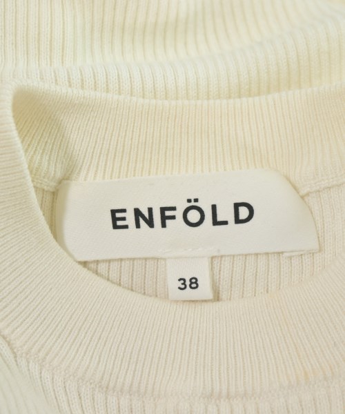 ENFOLD（エンフォルド）ニット・セーター 白 サイズ:38(M位) レディース/2200683688047
