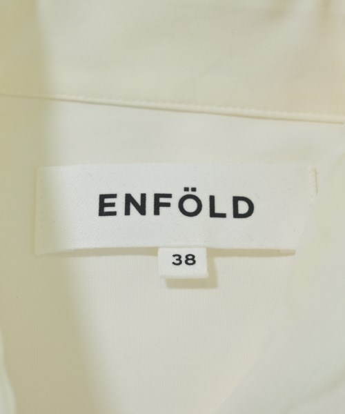 ENFOLD（エンフォルド）カジュアルシャツ 白 サイズ:38(M位) レディース/2200683963038