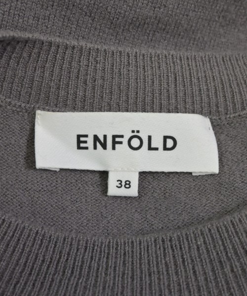 ENFOLD（エンフォルド）ニット・セーター グレー サイズ:38(M位) レディース/2200679552079