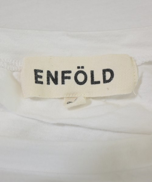 ENFOLD（エンフォルド）Tシャツ・カットソー 白 サイズ:38(M位) レディース/2200685585030