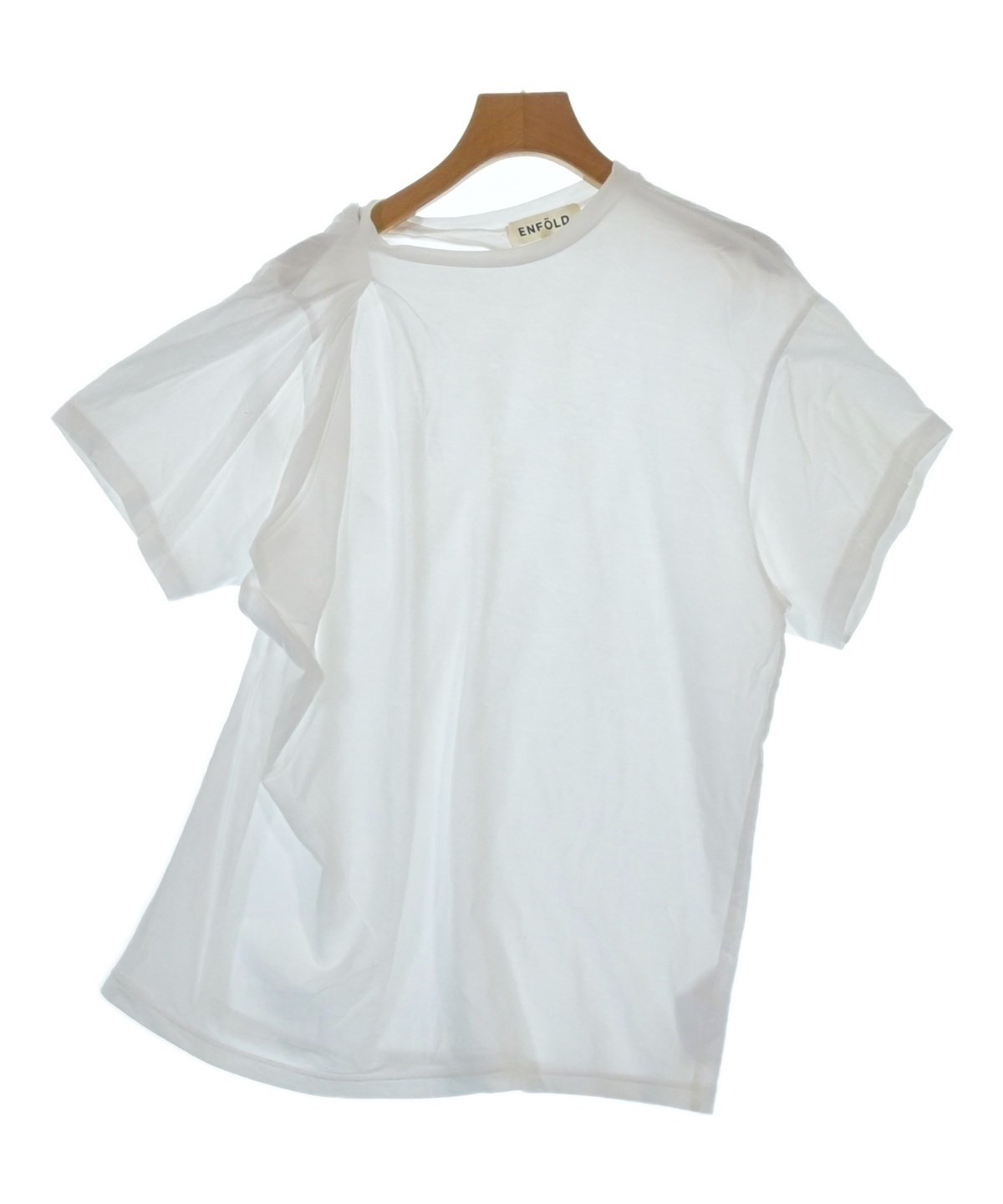 ENFOLD（エンフォルド）Tシャツ・カットソー 白 サイズ:38(M位