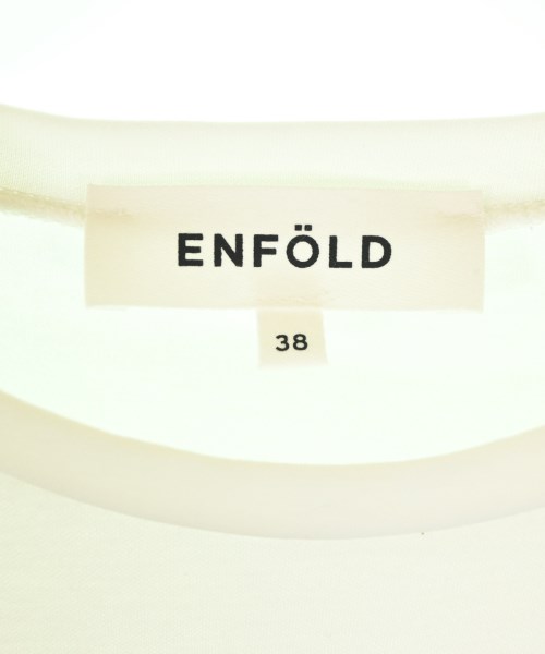 ENFOLD（エンフォルド）Tシャツ・カットソー 白 サイズ:38(M位) レディース/2200680806116