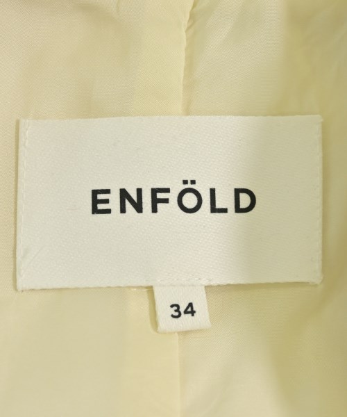 ENFOLD（エンフォルド）チェスターコート 白 サイズ:34(XS位) レディース/2200681610026