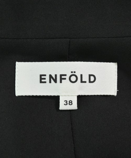 ENFOLD（エンフォルド）ベスト 黒 サイズ:38(M位) レディース/2200685871409