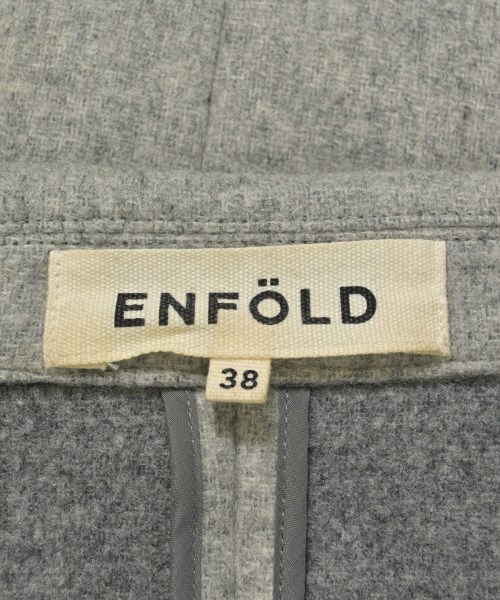 ENFOLD（エンフォルド）チェスターコート グレー サイズ:38(M位) レディース/2200686543084
