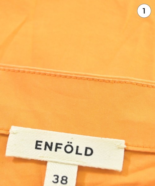 ENFOLD（エンフォルド）ブラウス オレンジ サイズ:38(M位) レディース/2200686998075