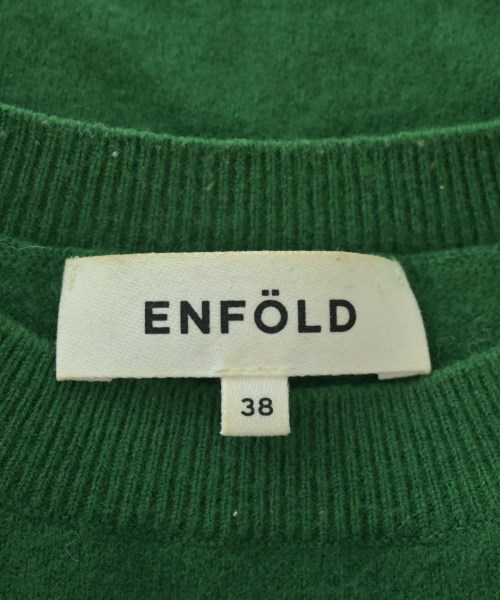 ENFOLD（エンフォルド）ニット・セーター 緑 サイズ:38(M位) レディース/2200687487080