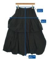 ENFOLD（エンフォルド）ロング・マキシ丈スカート 黒 サイズ:36(S位) レディース/2200687488018