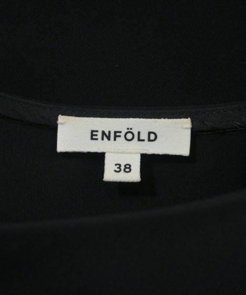 ENFOLD（エンフォルド）ブラウス 黒 サイズ:38(M位) レディース/2200685327166