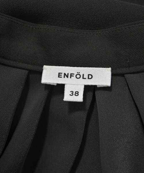 ENFOLD（エンフォルド）ブラウス グレー サイズ:38(M位) レディース/2200676472011