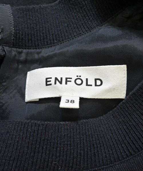 ENFOLD（エンフォルド）ブラウス 紺 サイズ:38(M位) レディース/2200683623031