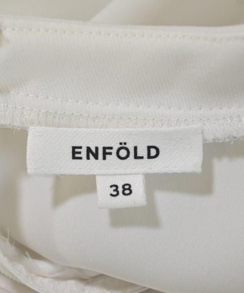 ENFOLD（エンフォルド）ブラウス 白 サイズ:38(M位) レディース/2200683797084