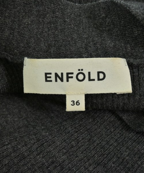 ENFOLD（エンフォルド）カーディガン グレー サイズ:36(S位) レディース/2200684084268