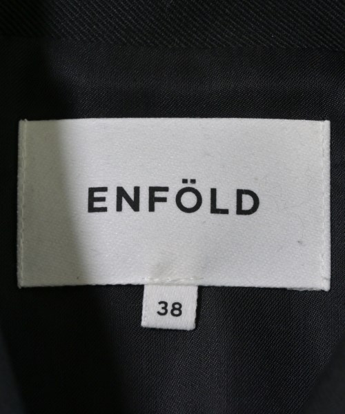 ENFOLD（エンフォルド）カジュアルジャケット 黒 サイズ:38(M位) レディース/2200684104010