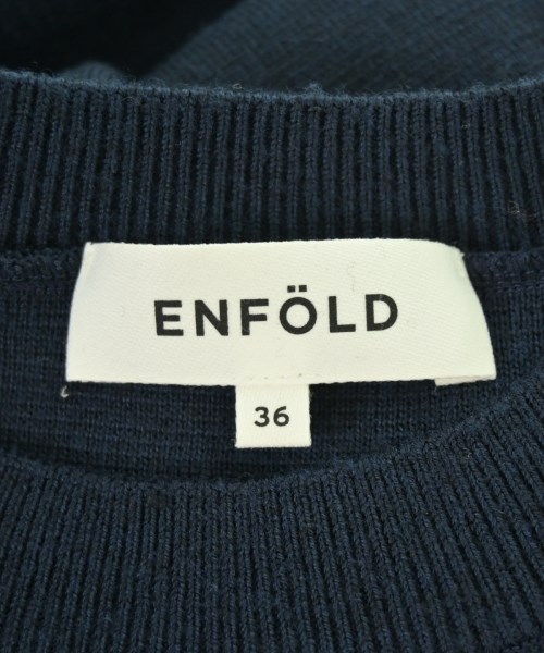 ENFOLD（エンフォルド）ワンピース 紺 サイズ:36(S位) レディース/2200690235067