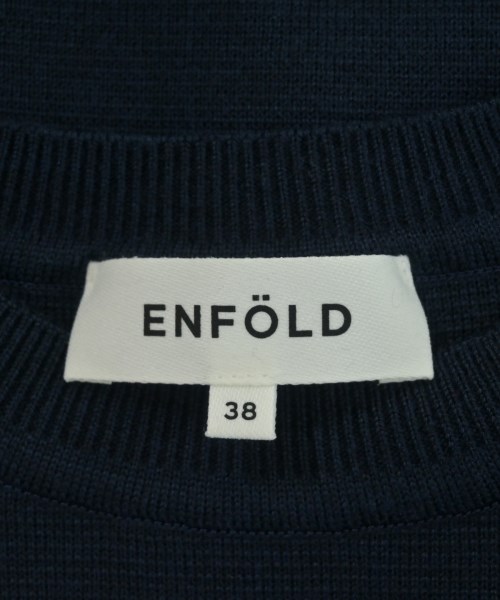 ENFOLD（エンフォルド）ニット・セーター 紺 サイズ:38(M位) レディース/2200690235210