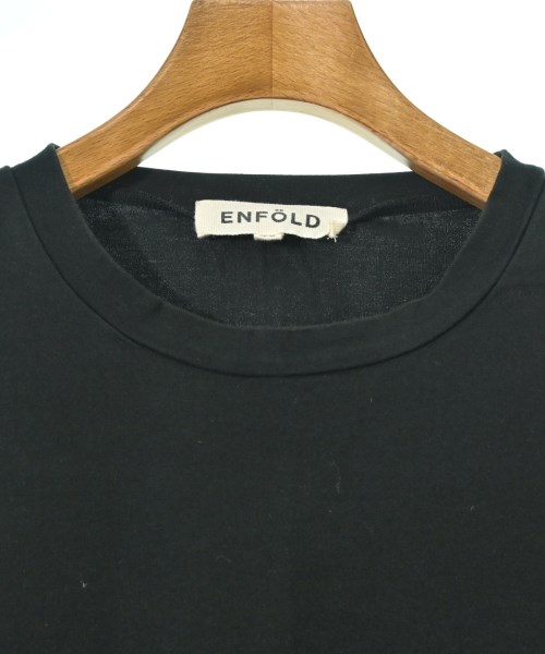 ENFOLD（エンフォルド）Tシャツ・カットソー 黒 サイズ:38(M位) レディース/2200671445072