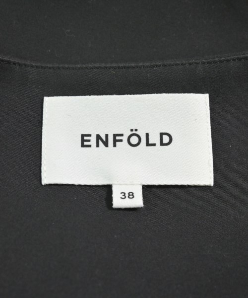 ENFOLD（エンフォルド）ベスト 黒 サイズ:38(M位) レディース/2200688859060