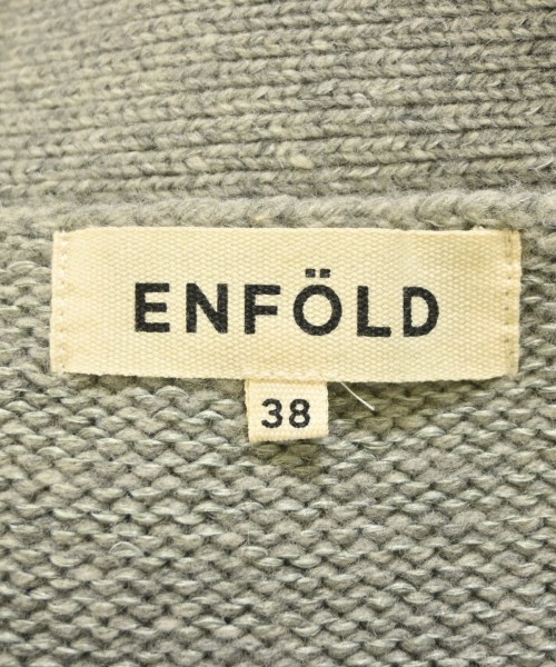 ENFOLD（エンフォルド）カーディガン グレー サイズ:38(M位) レディース/2200686405030