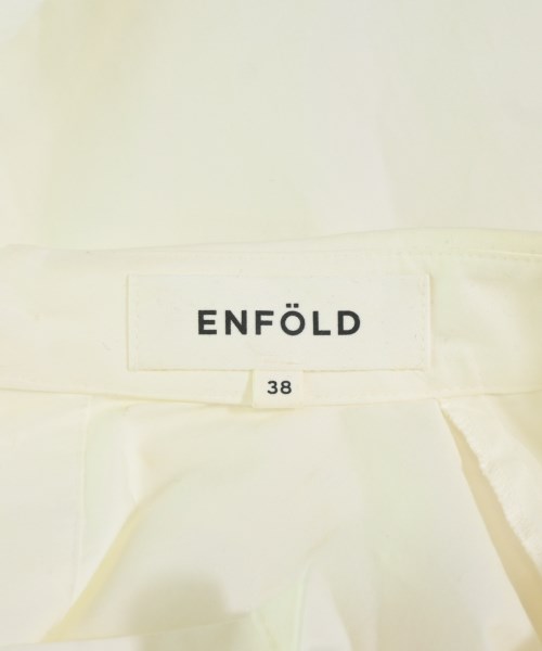ENFOLD（エンフォルド）カジュアルシャツ 白 サイズ:38(M位) レディース/2200693262046