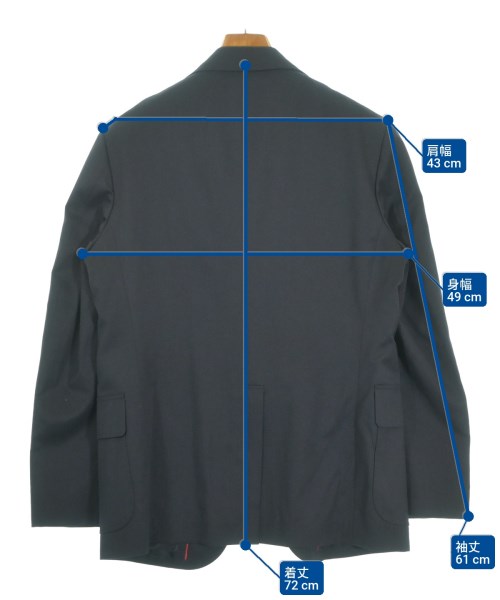 J.PRESS（ジェイプレス）テーラードジャケット 紺 サイズ:36(XS位) メンズ/2200659200013