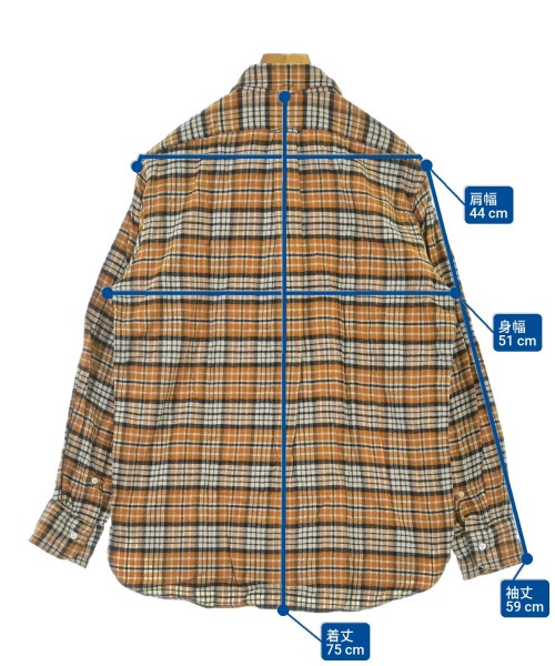 J.PRESS（ジェイプレス）カジュアルシャツ オレンジ サイズ:L メンズ/2200637371025