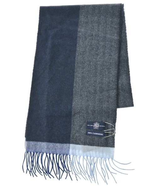 J.PRESS(ジェイプレス)マフラー 紺 サイズ:-/2200648340065