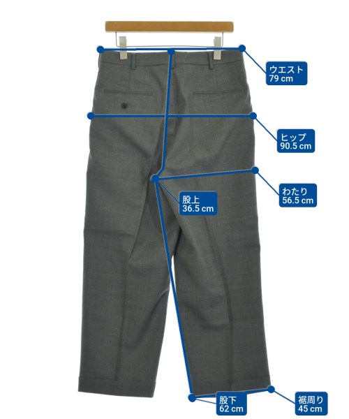 J.PRESS（ジェイプレス）スラックス グレー サイズ:32(L位) メンズ/2200668820011