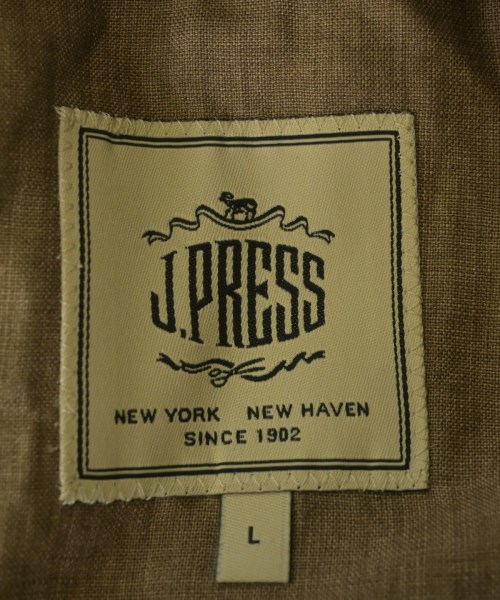 J.PRESS（ジェイプレス）テーラードジャケット 茶 サイズ:L メンズ/2200726585012