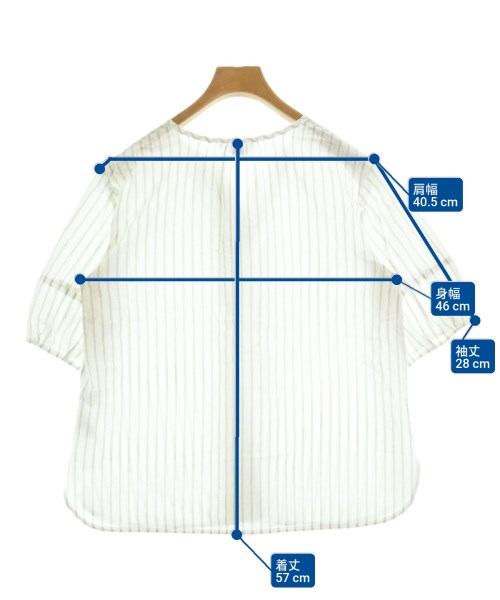 J.PRESS（ジェイプレス）ブラウス 白 サイズ:9(M位) レディース/2200622177021