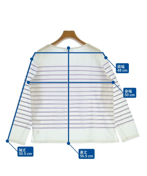 J.PRESS（ジェイプレス）Tシャツ・カットソー 白 サイズ:M レディース/2200615691039