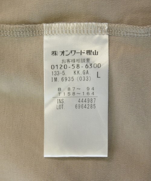 J.PRESS（ジェイプレス）Tシャツ・カットソー ベージュ サイズ:L レディース/2200711394025
