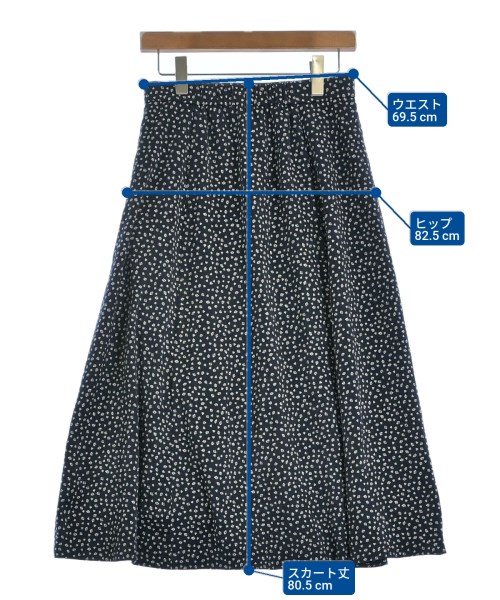 J.PRESS（ジェイプレス）ロング・マキシ丈スカート 紺 サイズ:11(L位) レディース/2200636982147