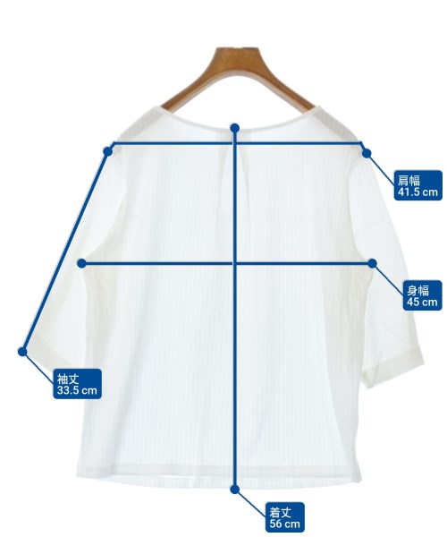 J.PRESS（ジェイプレス）Tシャツ・カットソー 白 サイズ:M レディース/2200647713051