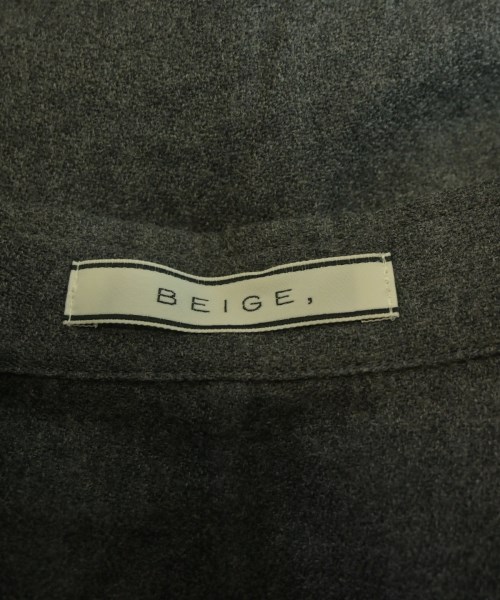BEIGE,（ベイジ）カジュアルシャツ グレー サイズ:4(L位) レディース/2200643279025