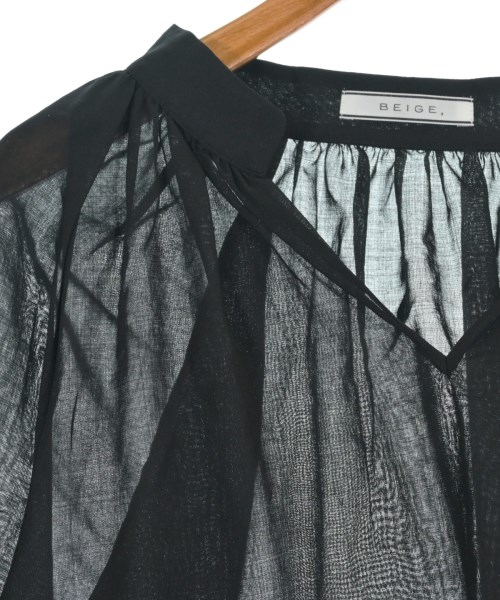 BEIGE,（ベイジ）カジュアルシャツ 黒 サイズ:4(M位) レディース/2200643279032