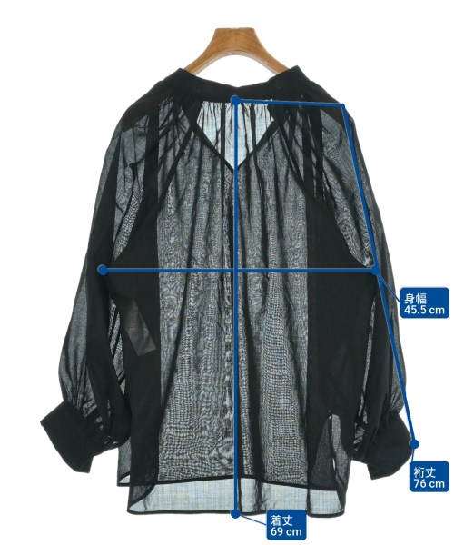 BEIGE,（ベイジ）カジュアルシャツ 黒 サイズ:4(M位) レディース/2200643279032