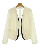 BEIGE,（ベイジ）ノーカラージャケット 白 サイズ:2(S位) レディース/2200644430111