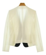BEIGE,（ベイジ）ノーカラージャケット 白 サイズ:2(S位) レディース/2200644430111