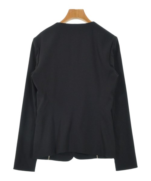 BEIGE,（ベイジ）ノーカラージャケット 黒 サイズ:4(M位) レディース/2200627333033