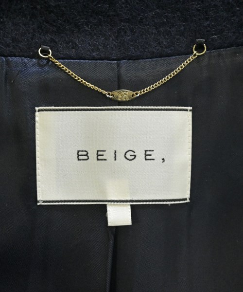 BEIGE,（ベイジ）チェスターコート 紺 サイズ:2(S位) レディース/2200617891048
