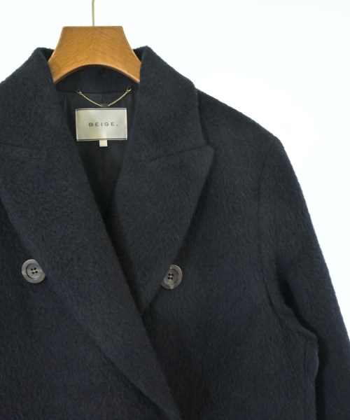 BEIGE,（ベイジ）チェスターコート 紺 サイズ:2(S位) レディース/2200617891048