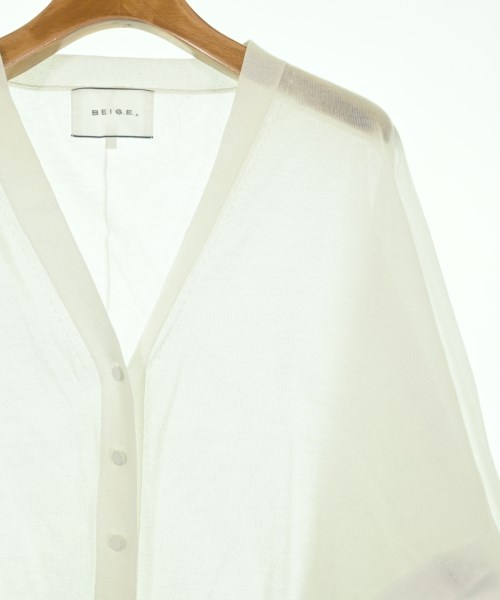 BEIGE,（ベイジ）カーディガン 白 サイズ:4(M位) レディース/2200590934053
