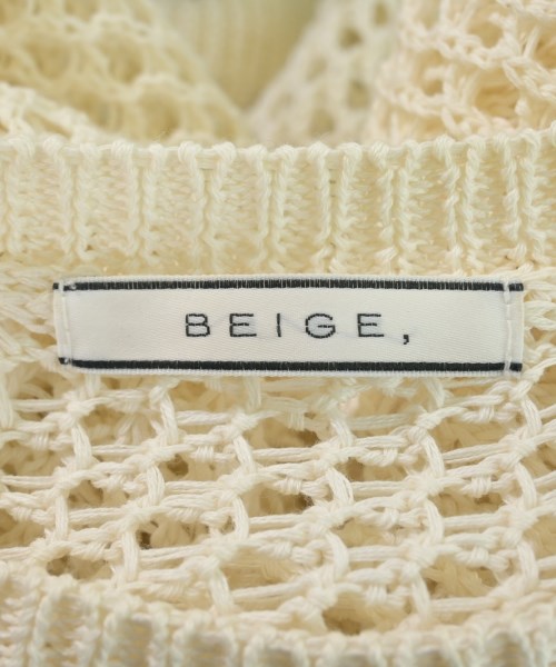 BEIGE,（ベイジ）ニット・セーター 白 サイズ:4(M位) レディース/2200590934077