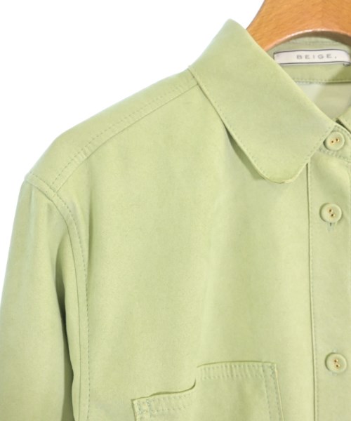 BEIGE,（ベイジ）シャツワンピース 緑 サイズ:4(M位) レディース/2200607678093
