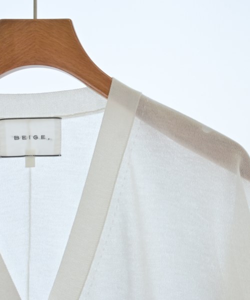 BEIGE,（ベイジ）カーディガン 白 サイズ:4(M位) レディース/2200611637284