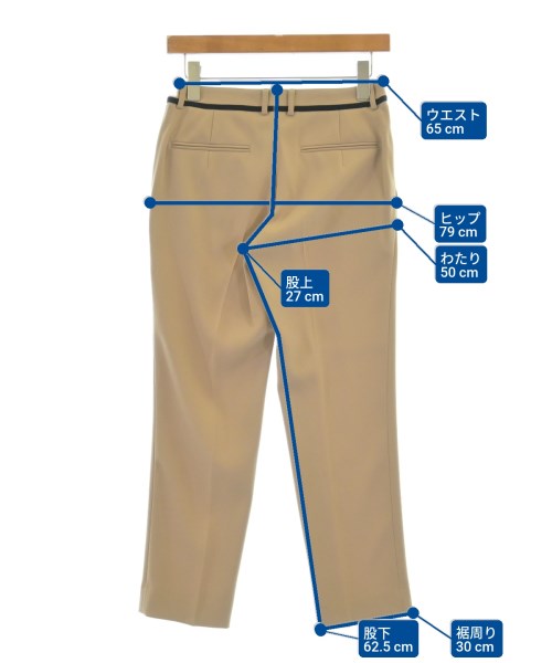 BEIGE,（ベイジ）スラックス ベージュ サイズ:2(S位) レディース/2200604988027