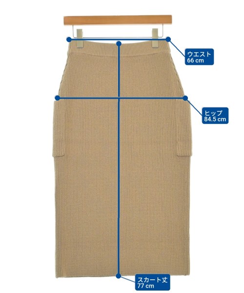 BEIGE,（ベイジ）ロング・マキシ丈スカート ベージュ サイズ:4(M位) レディース/2200672173042