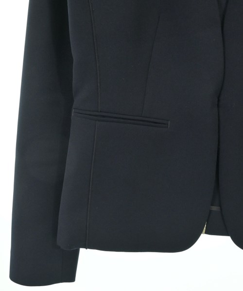 BEIGE,（ベイジ）ノーカラージャケット 紺 サイズ:4(M位) レディース/2200673112019