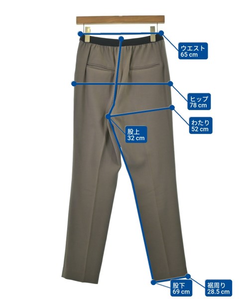 BEIGE,（ベイジ）スラックス グレー サイズ:4(M位) レディース/2200671282134